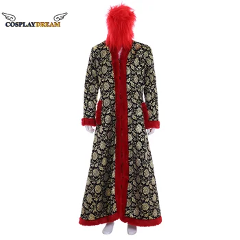 Средневековый халат эпохи регентства, зимний длинный халат, церковный миссионерский халат, мужской костюм для косплея на Хэллоуин, Рождество, карнавал