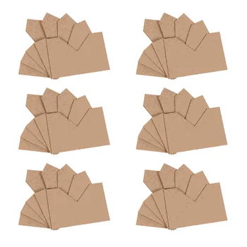 100 шт Декоративные бумажные тарелки Рамка для фотографий Защита углов Картонная обвязка Защитные пленки для крафт-упаковки