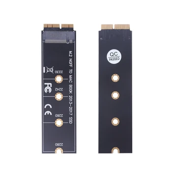 M key M.2 NGFF PCIe AHCI M2 SSD Карта адаптера для 2230-2280 SSD Адаптер для 2013 2014 2015 2017 MACBOOK Air A1465 A1466 Pro A1398