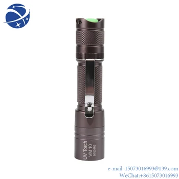 Портативный светодиодный фонарик Yun Yi с батарейным питанием для неразрушающего контроля, 365nm UV-A, YUSHI VM10