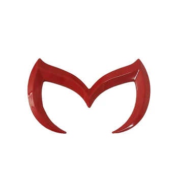 Red Evil M Логотип Эмблема Значок Наклейка для Mazda Все модели Кузова автомобиля Наклейка на задний багажник Наклейка Именная Табличка Аксессуары для декора