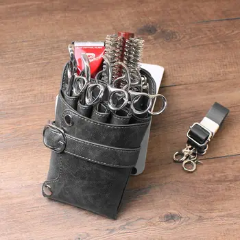 Профессиональный парикмахерский кожаный чехол для салонных ножниц M6CC, поясная сумка, парикмахерский инструмент